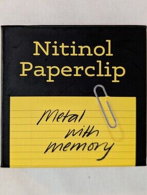Nitinol Memory Change Self Bending Paperclip Curiosity Box Illusion Magic Trick